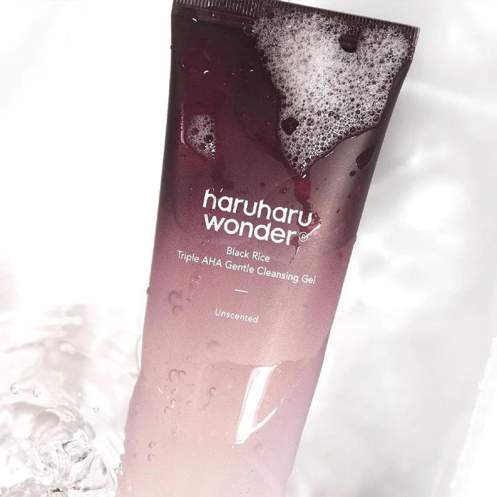 Haruharu Wonder Black Rice Triple AHA Gentle Cleansing Gel