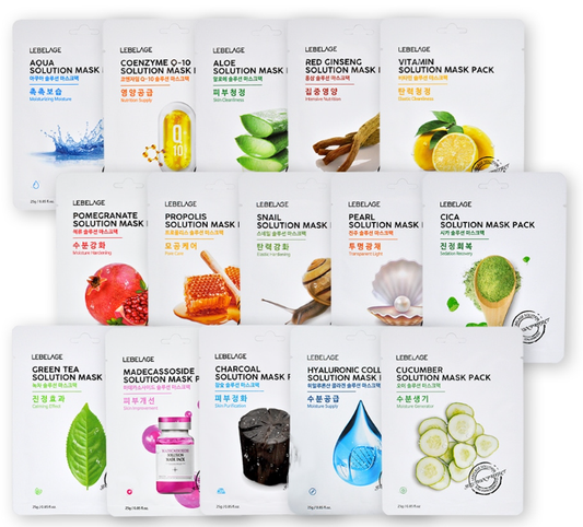 LEBELAGE 15-Day Mask Ritual | 15 Sheet Masks