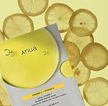 Anua Green Lemon Vita C Blemish Serum Mask