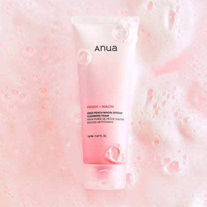 Anua Peach Niacin Spread Cleansing Foam
