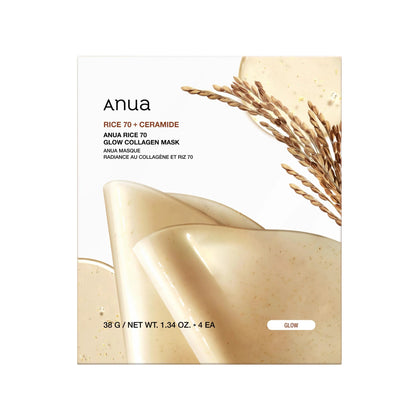 Anua Rice 70 Glow Collagen Mask