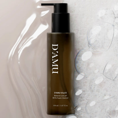 D'AMU Vita5X Biolacto Low pH Oil to Foam Cleanser