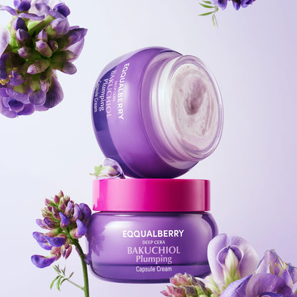 EQQUALBERRY Bakuchiol Plumping Capsule Cream (50ml)
