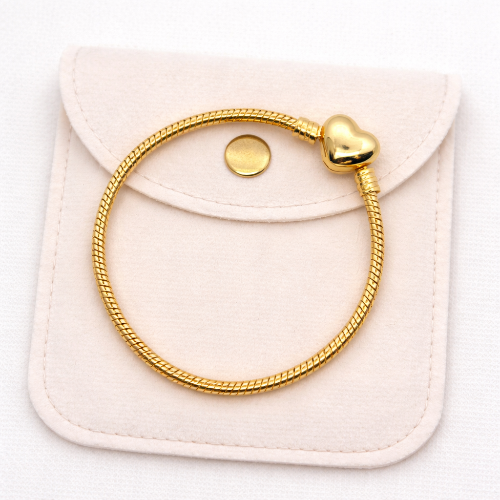 Heart Bracelet - Gold