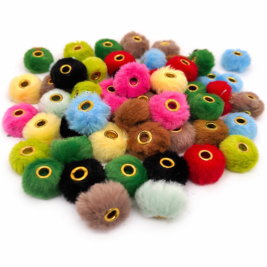 Faux Fur Beads