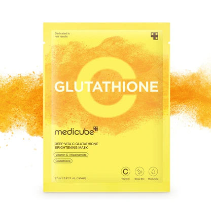 Medicube Deep Vita C Glutathione Brightening Mask