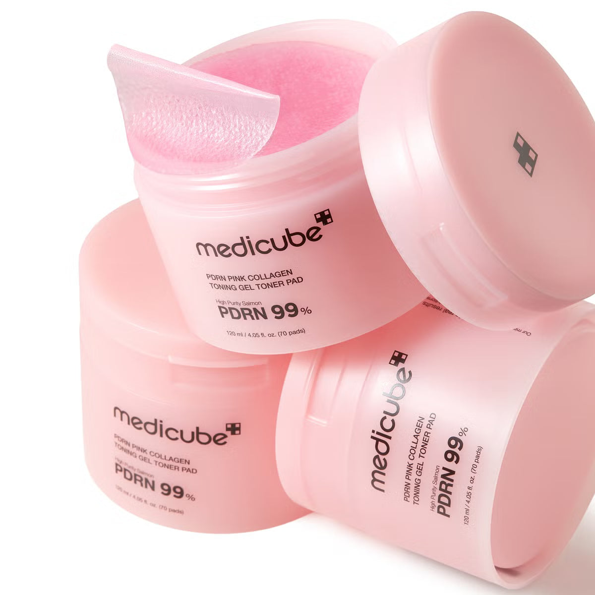 Medicube PDRN Pink Collagen Toning Gel Toner Pad