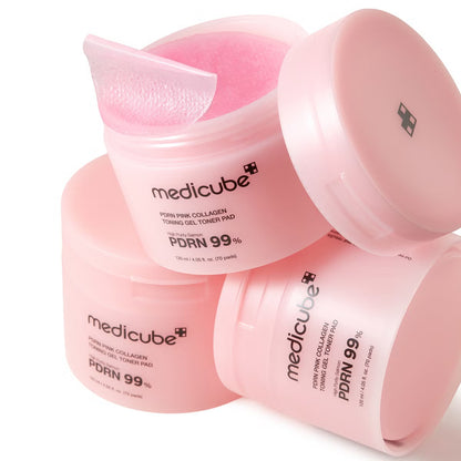 Medicube PDRN Pink Collagen Toning Gel Toner Pad