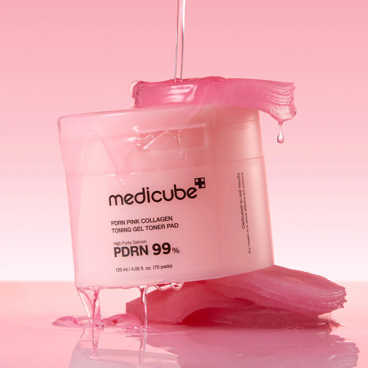 Medicube PDRN Pink Collagen Toning Gel Toner Pad