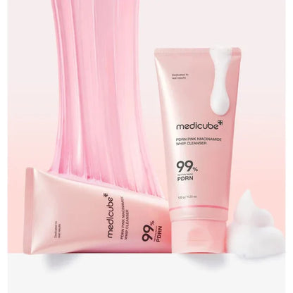 Medicube PDRN Pink Niacinamide Whip Cleanser (120g)