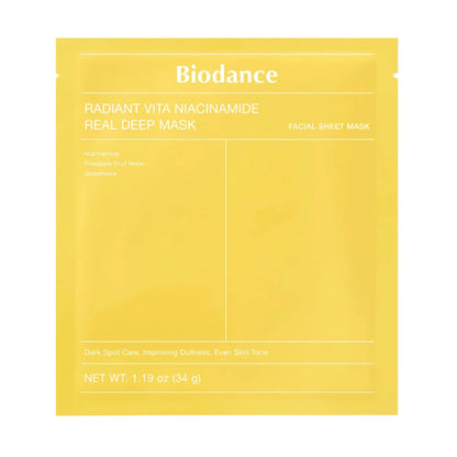 BIODANCE Radiant Vita Niacinamide Real Deep Mask