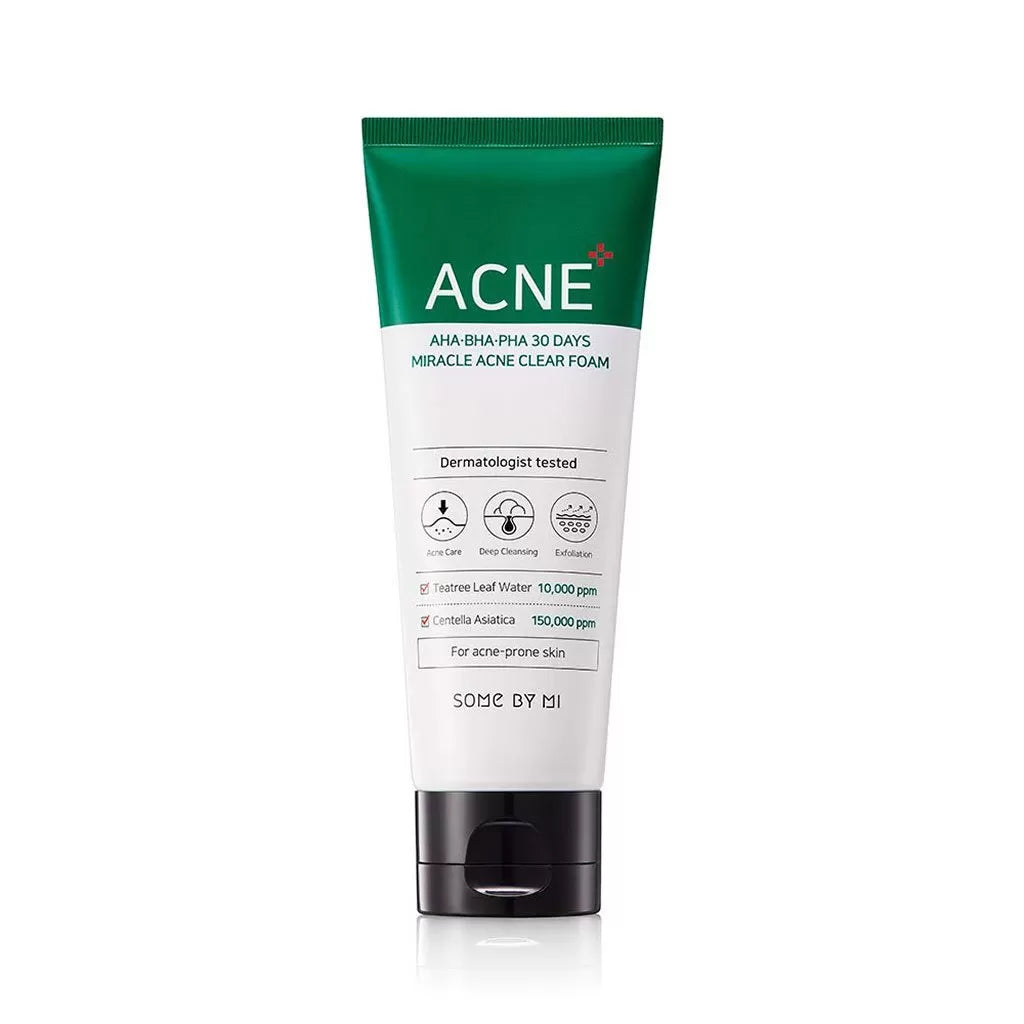 SOME BY MI AHA BHA PHA 30Days Miracle Acne Clear Foam