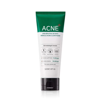 SOME BY MI AHA BHA PHA 30Days Miracle Acne Clear Foam