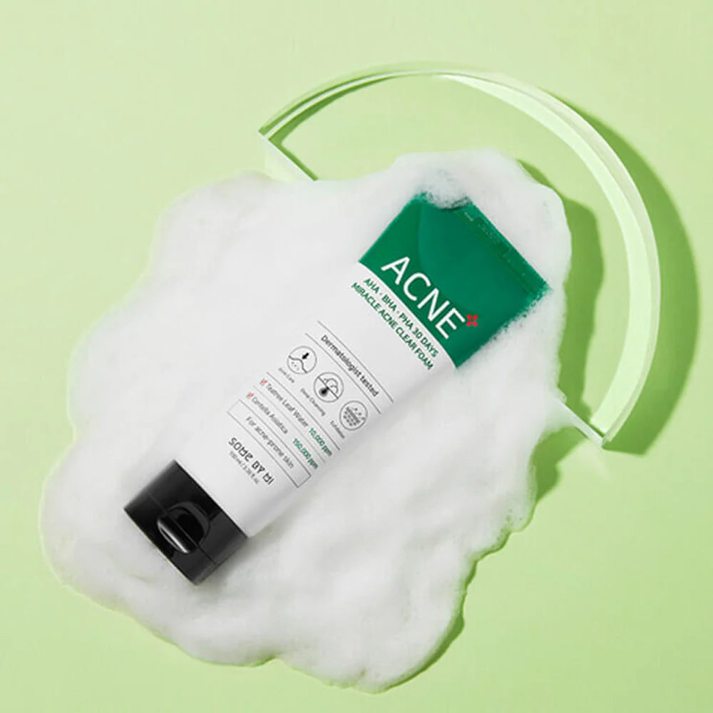 SOME BY MI AHA BHA PHA 30Days Miracle Acne Clear Foam