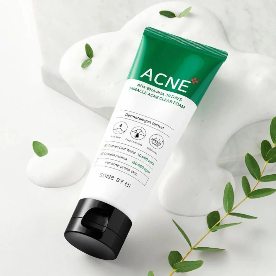 SOME BY MI AHA BHA PHA 30Days Miracle Acne Clear Foam