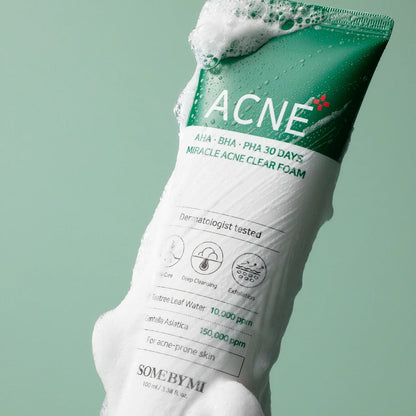 SOME BY MI AHA BHA PHA 30Days Miracle Acne Clear Foam