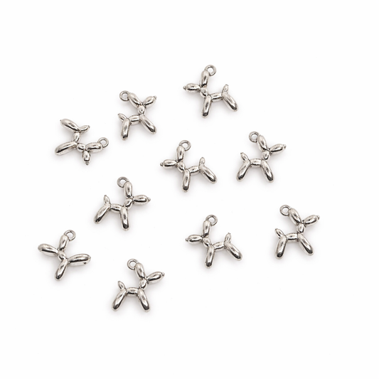 Small Balloon Dogs - Silver