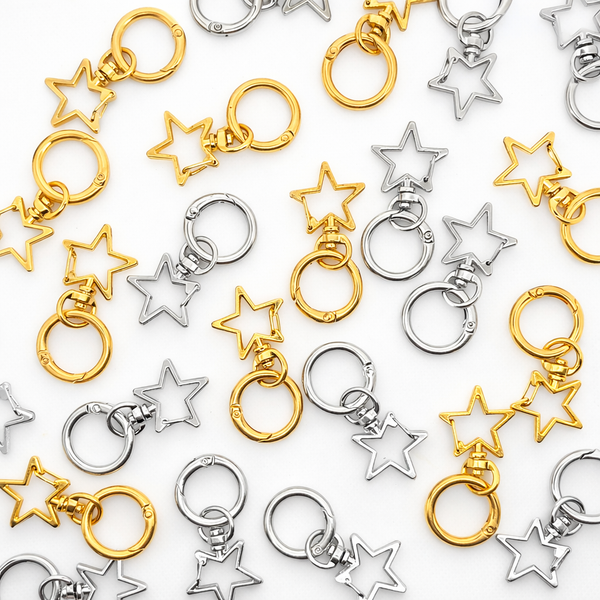 Star-Shaped Spring Clip