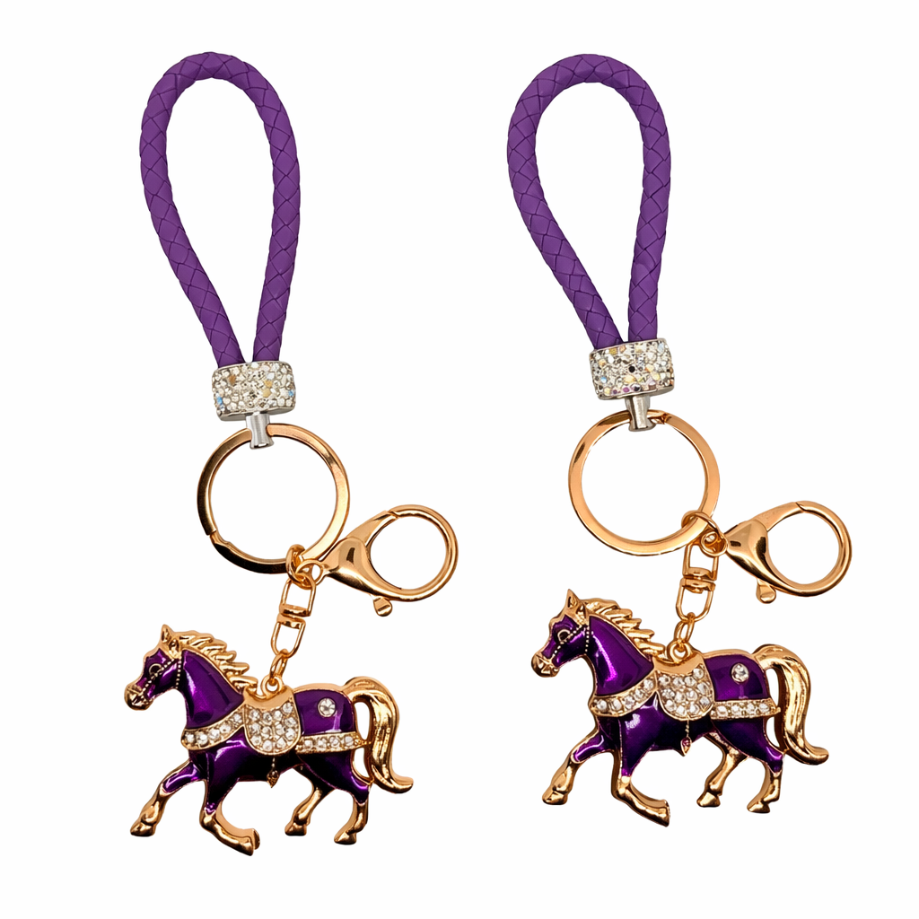 The Carousel Horse - Amethyst Purple