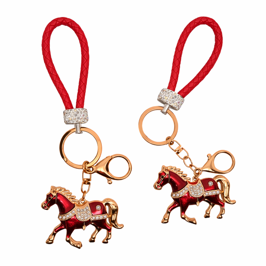 The Carousel Horse - Ruby Red