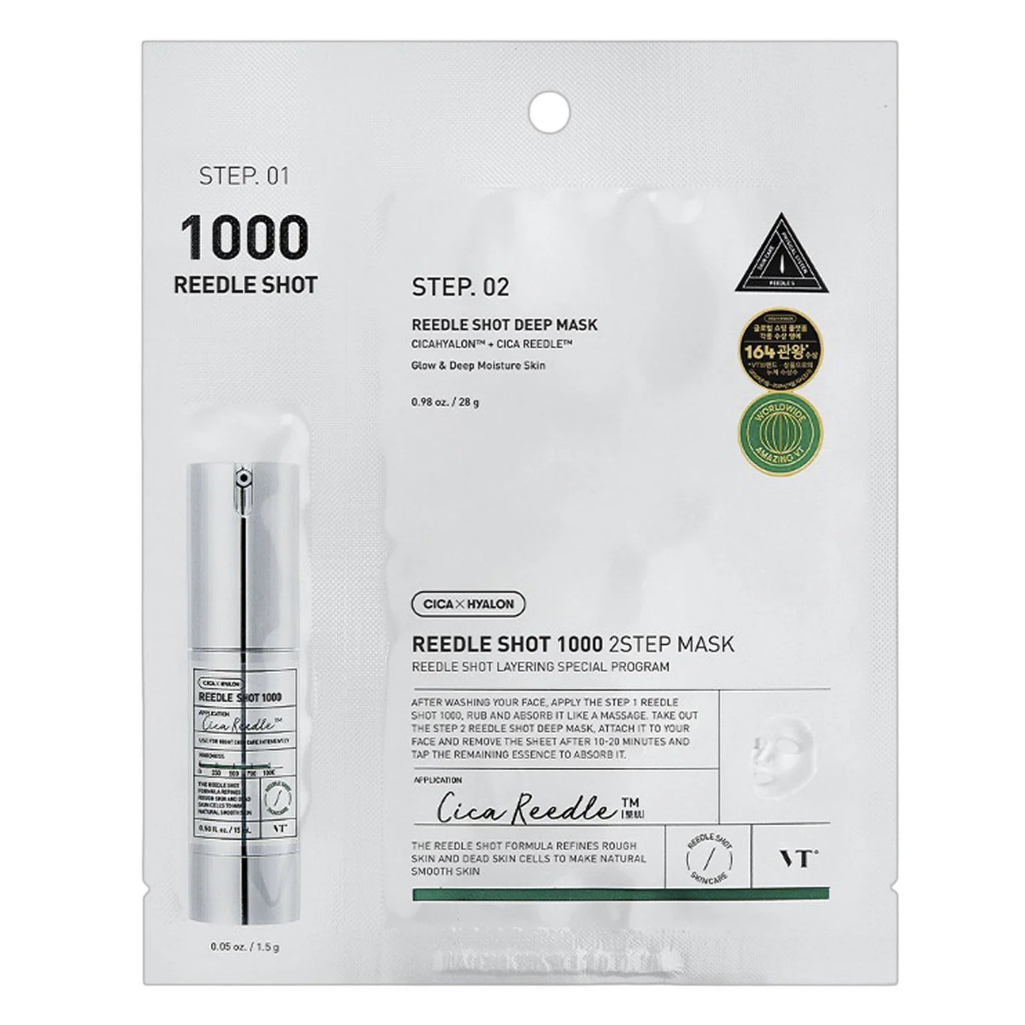 VT Cosmetics Reedle Shot 2-Step Mask